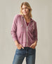 Women's Lightweight Full Zip - Bonfire Red Heather